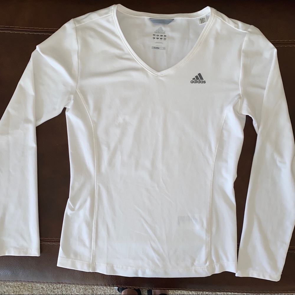 Adidas white long sleeve